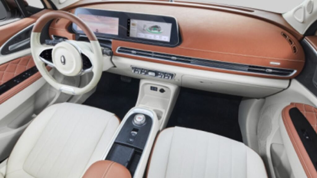 carro elétrico Ora dentro de novo