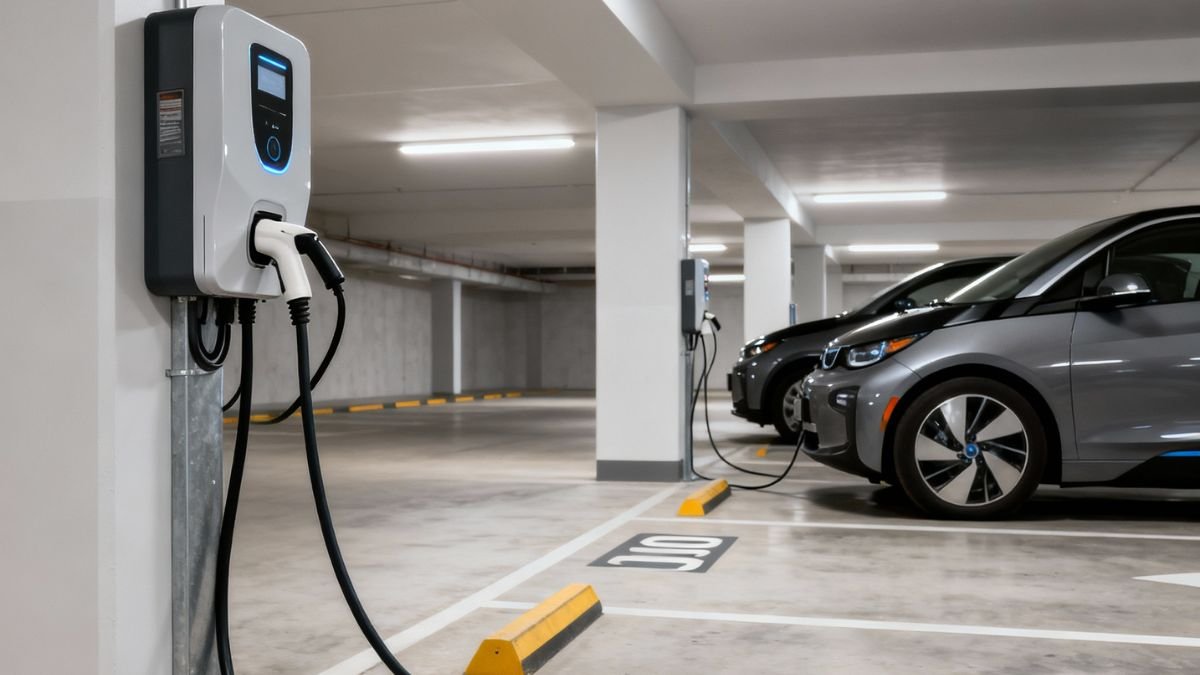 carregamento de carros elétricos em condomínio capa