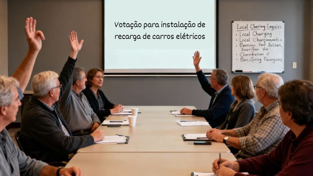 carregamento de carros elétricos em condomínio passo a passo
