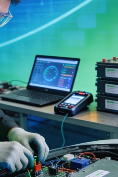 manutenção em carros elétricos capa