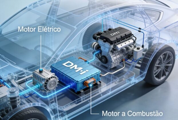 carro híbrido BYD capa