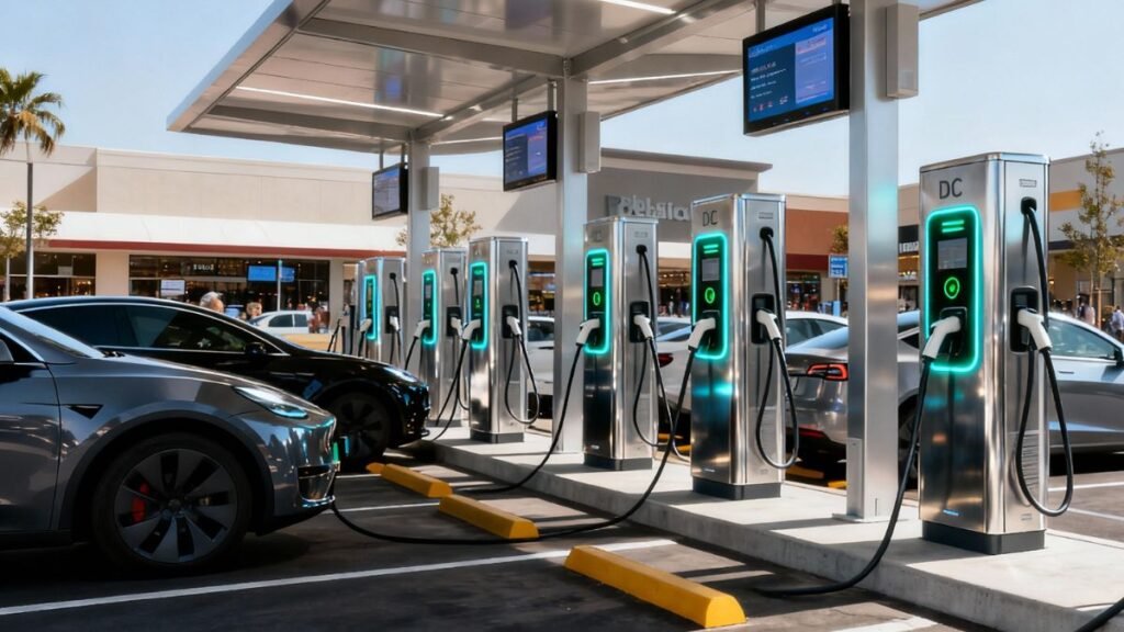 Como Carregar um Carro Elétrico estacao publica